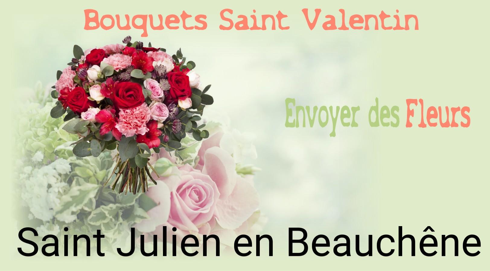 Roses de Saint-Valentin livrées à Saint-Julien-en-Beauchêne